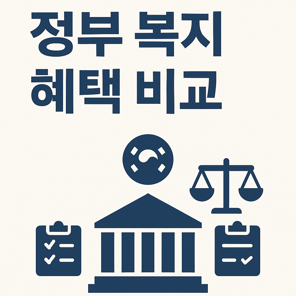 정부 복지 혜택 비교 – 연령별, 소득별로 뭐가 달라질까