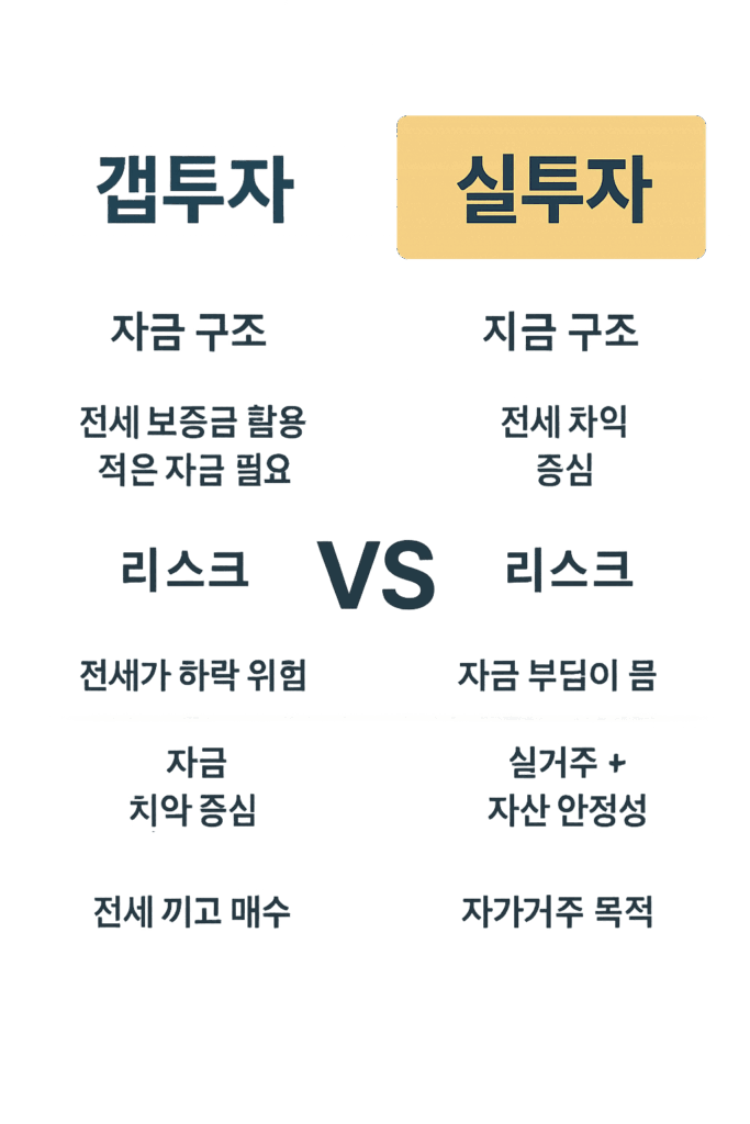 수도권과 지방 소형 아파트 투자 수익률 비교 인포그래픽 – 지역별 장단점, 수익 구조, 투자 전략 시각화