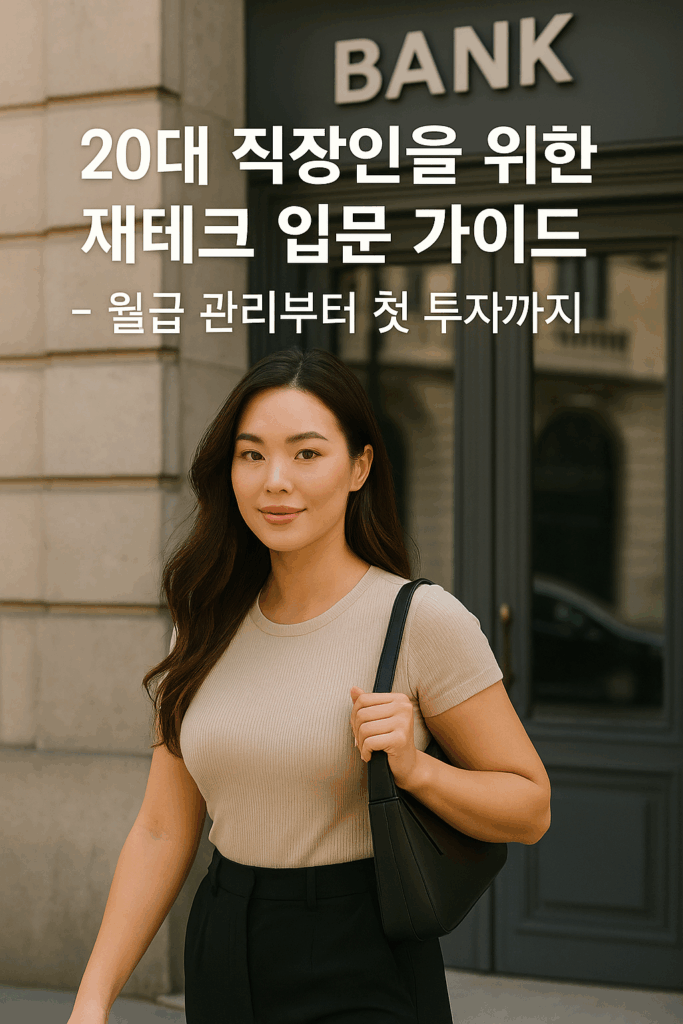 20대 직장인을 위한 재테크 입문 가이드 – 월급 관리부터 첫 투자까지