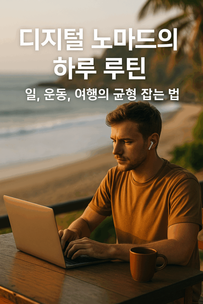 디지털 노마드의 하루 루틴 공개 – 일, 운동, 여행의 균형 잡는 비결