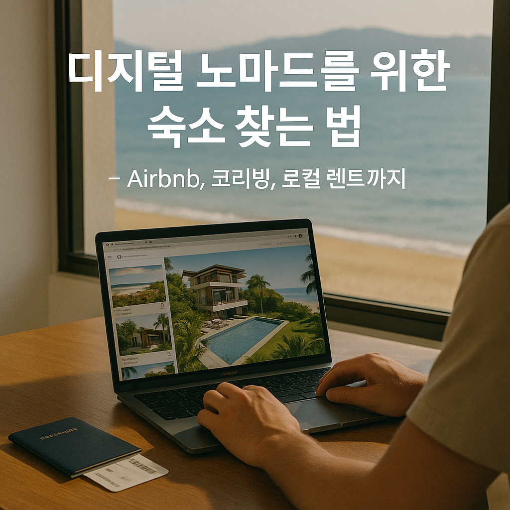 디지털 노마드를 위한 숙소 찾는 법 – Airbnb, 코리빙, 로컬 렌트까지