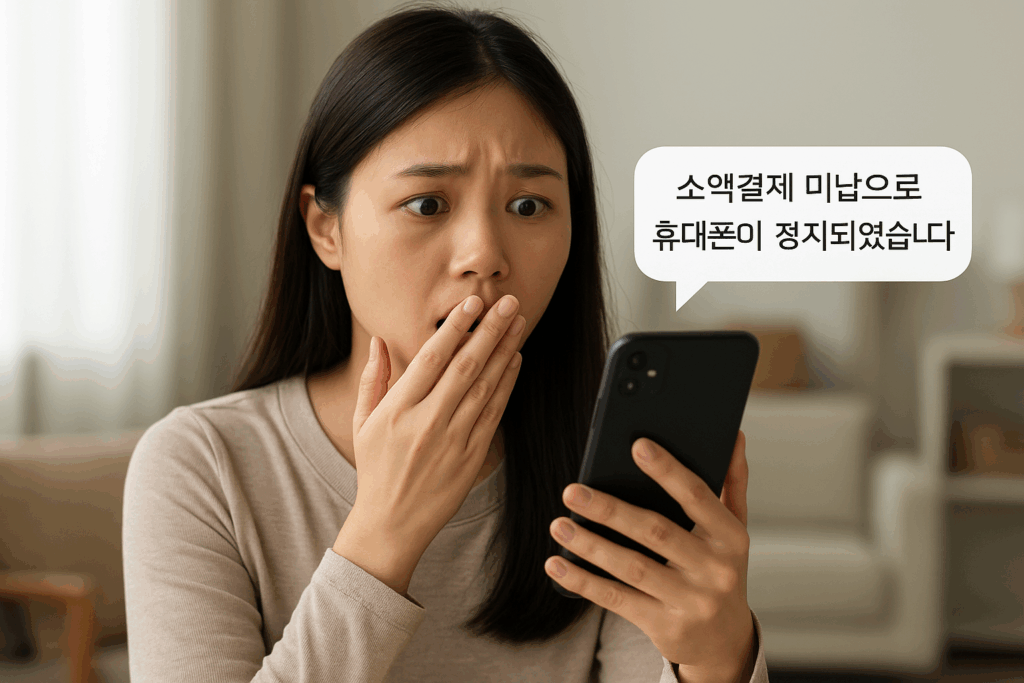 소액결제 미납으로 휴대폰 정지? 대처법부터 해결 순서까지 총정리