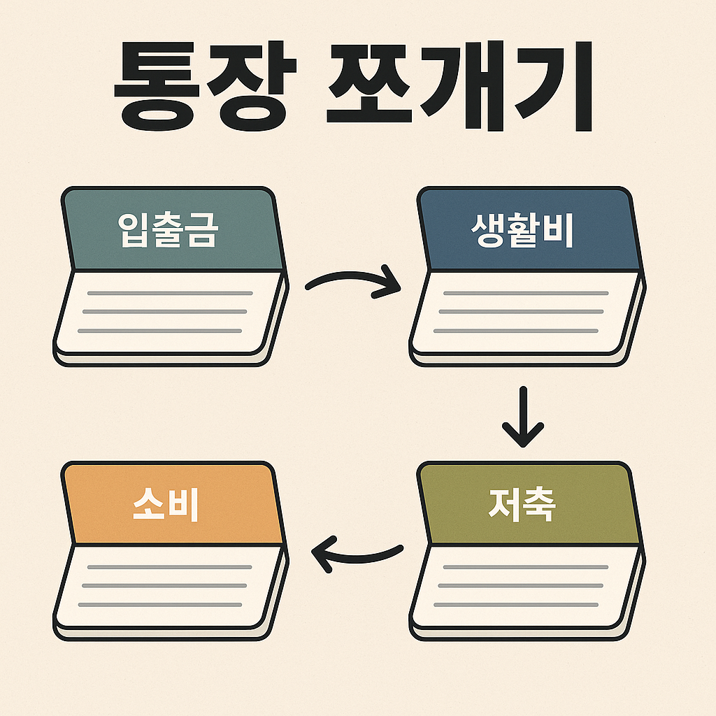 20대 첫 금융 루틴 – 통장쪼개기 + 카드 전략 + 소비통제법