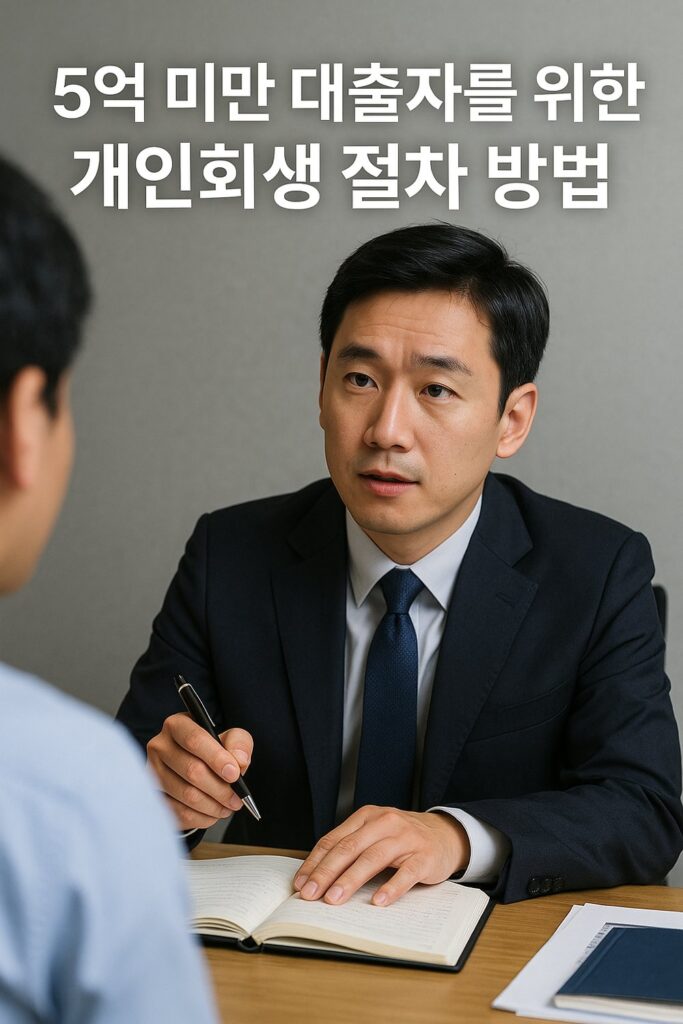 5억미만 대출자를 위한 개인회생 절차 방법 – 빠른 회복의 길