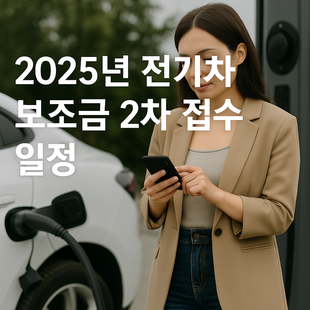 2025년 전기차 보조금 2차 접수 일정